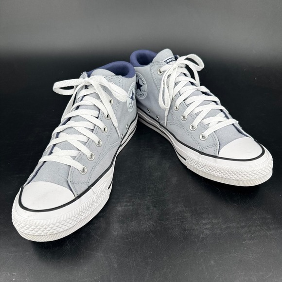 Converse Chuck Taylor Malden Street Mid Skate Shoes MENS Silver Lace Up SIZE 10 - Picture 6 of 8